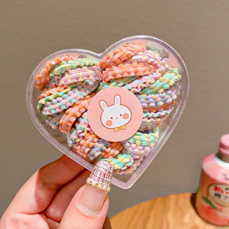 Dây Buộc Tóc Cao Su Co Giãn Phối Ren Nhiều Màu Phong Cách Mới 2023 Cho Bé Gái