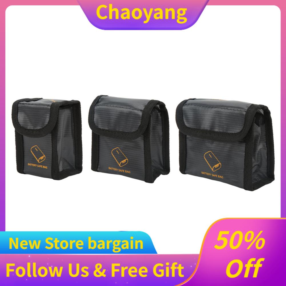 Chaoyangmall Bag Explosion Proof Fireproof Batteries Protection Pouch For FPV GD
