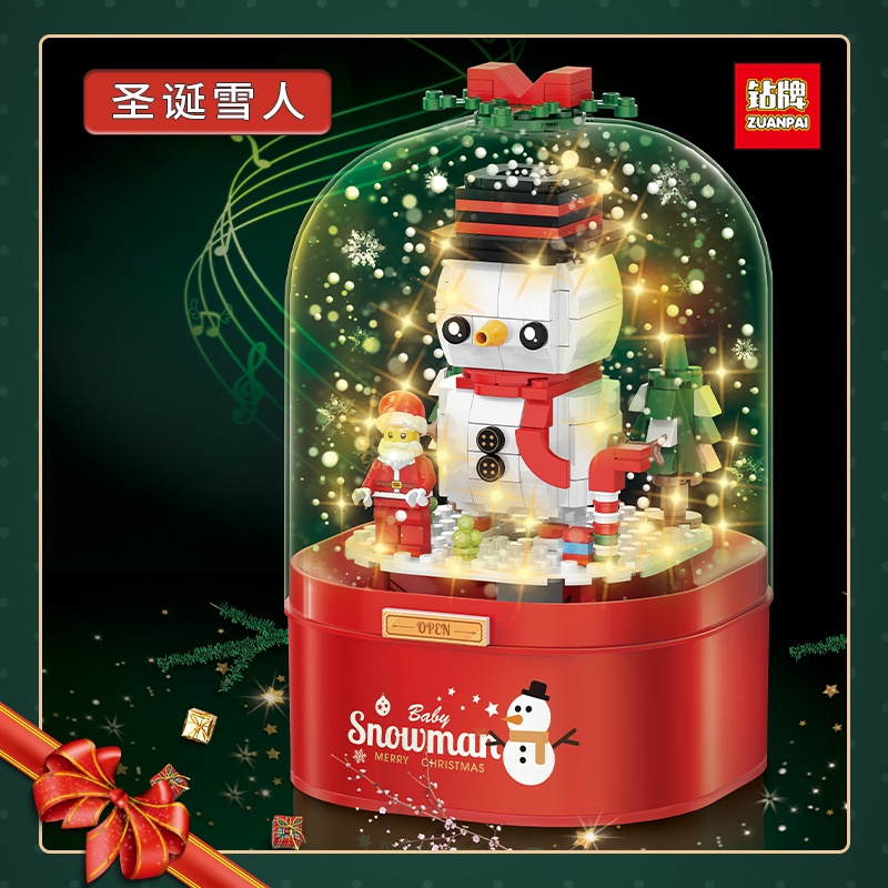 Khối Đồ Chơi Lắp Ráp Cây Thông Noel Phát Nhạc