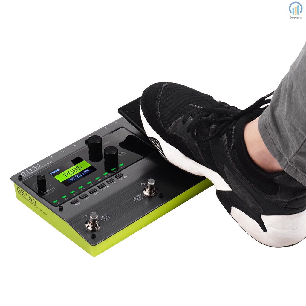 MOOER GE150 Amp Modelling & Multi Effects Pedal - 55 Amplifier Models and 151 Effects for Professional Guitarists