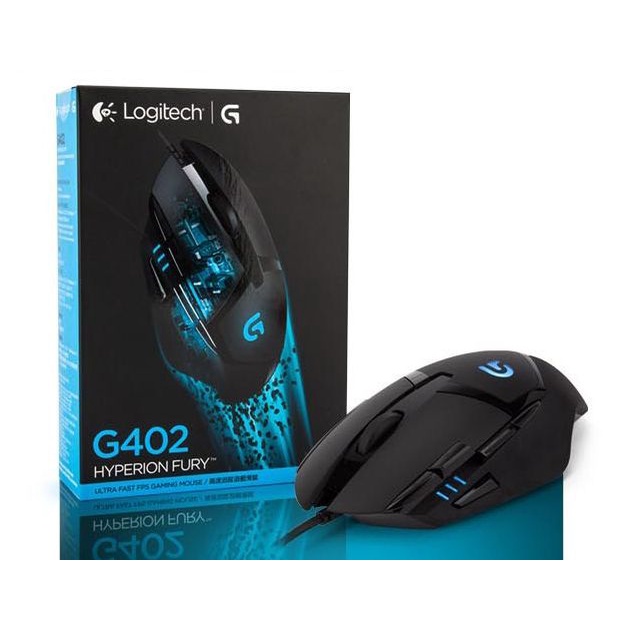 Chuột chơi game, chuột gaming Logitech G402 siêu hot. Thiết kế hầm hố, thao tác nhanh, nhạy, chính xác