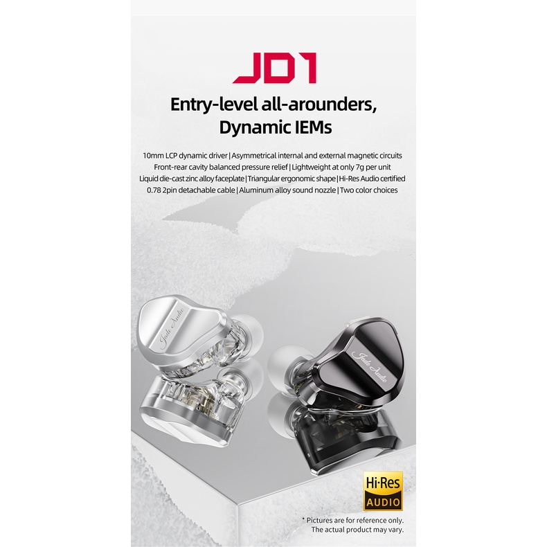 Fiio Tai Nghe Nhét Tai jadeaudio jd1 Âm Thanh hifi Có mic Phong Cách Thể Thao