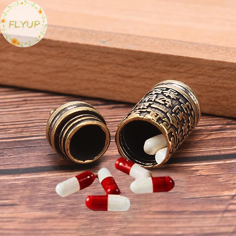 Hộp Đựng Trang Sức Bằng Đồng Thau Hình Trụ Rỗng