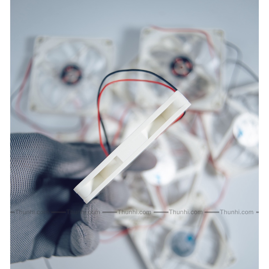 Quạt Tản Nhiệt 8cm mỏng 1.1cm 5V/12V chạy rất êm