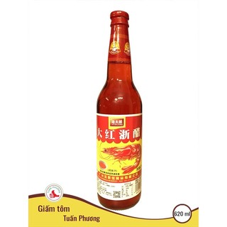 Giấm hồng (giấm tôm) chai 620ml
