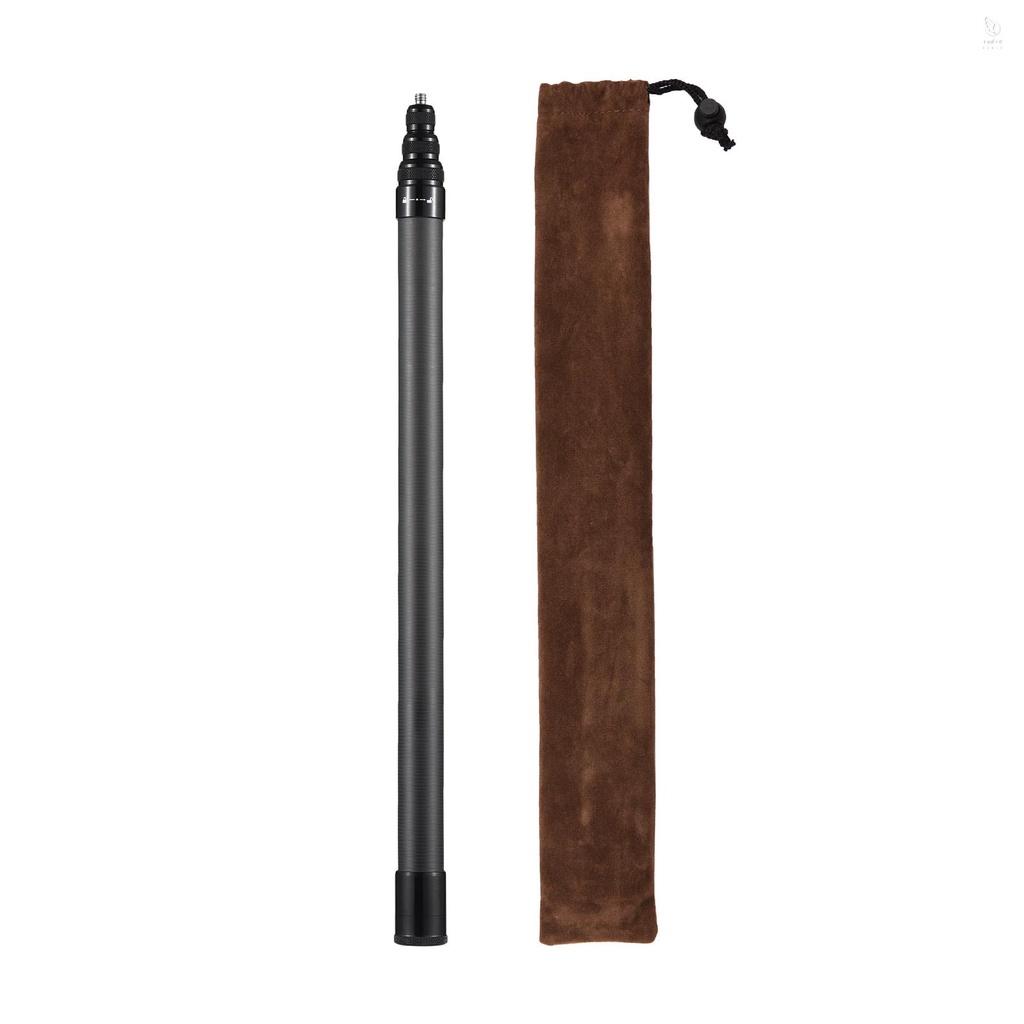 Gậy selfie andoer 2.1M / 82.6 inches Bằng Sợi carbon Gậy selfie 3 Phần Với Vít 1 / 4in Tương Thích Với insta360 x2 / x3