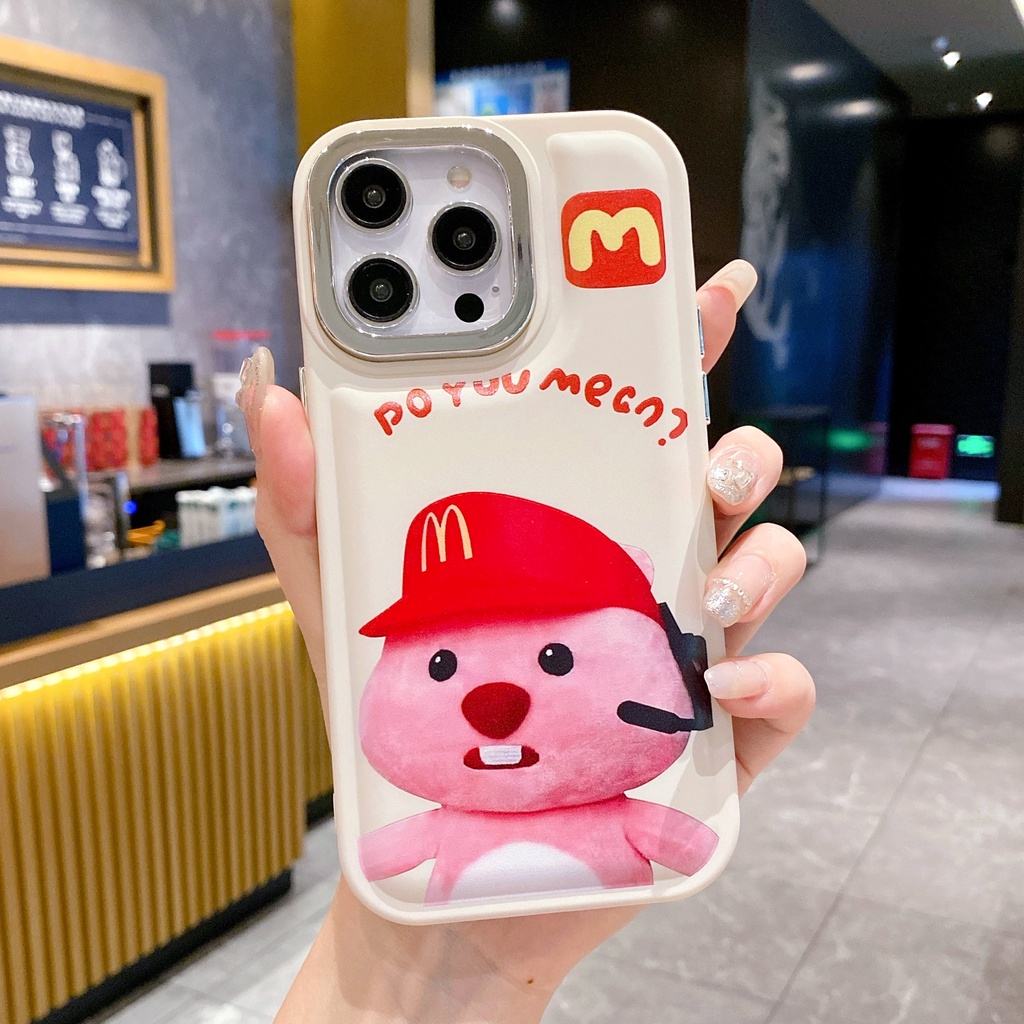 Ốp Điện Thoại In Hình Hoạt Hình Dễ Thương Cho iphone 15 14 13 12 11 pro max xs xr 8 7 plus