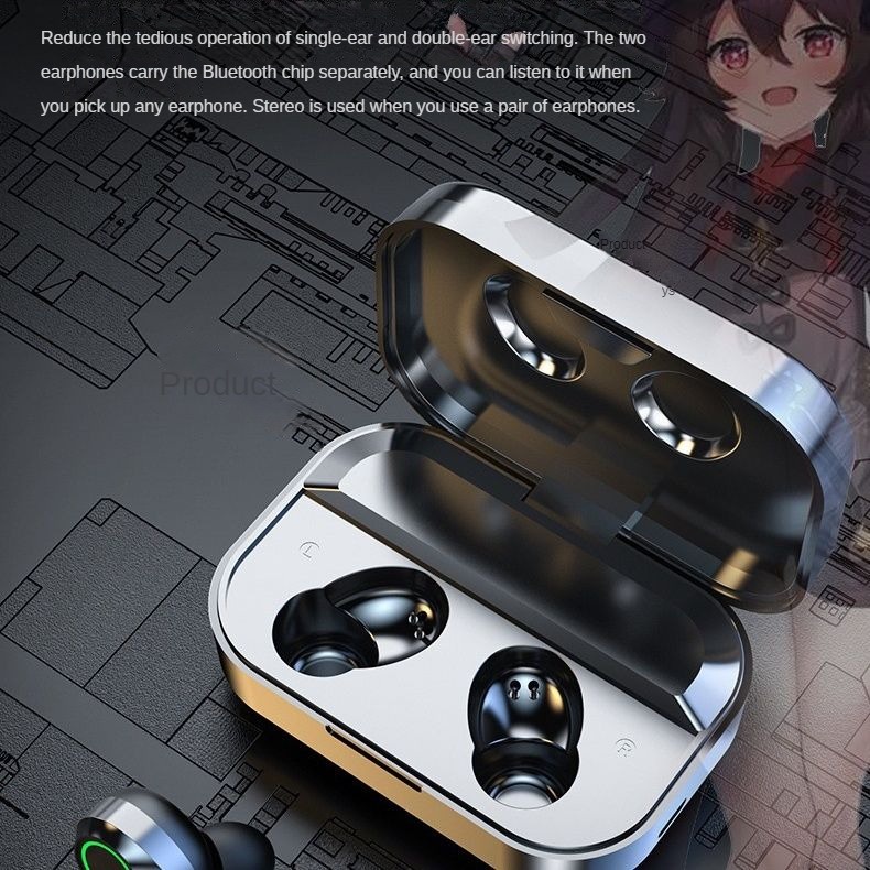 ★Genshin Impact★Nahida Tai Nghe bluetooth v5.3 Chơi game merchandise Có Màn Hình Kỹ Thuật Số