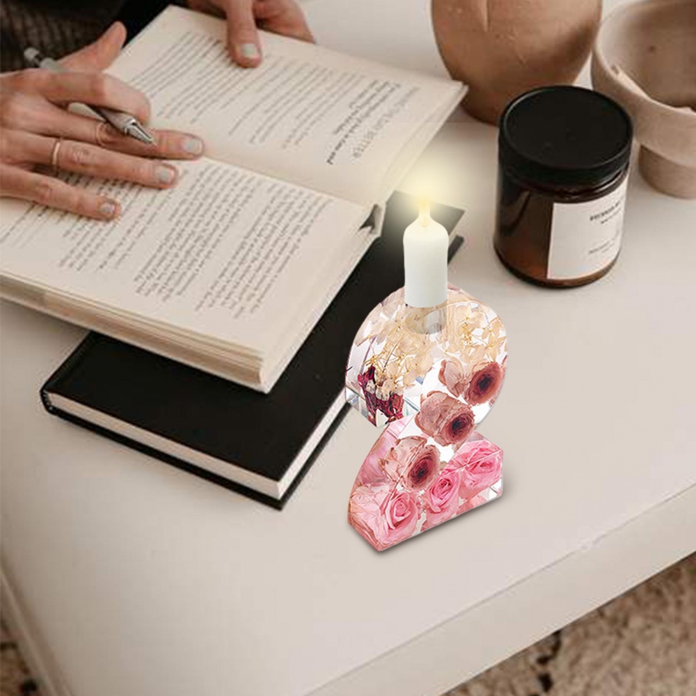 Khuôn Silicon Làm Giá Đỡ Nến Hình Số Đếm Ngược diy