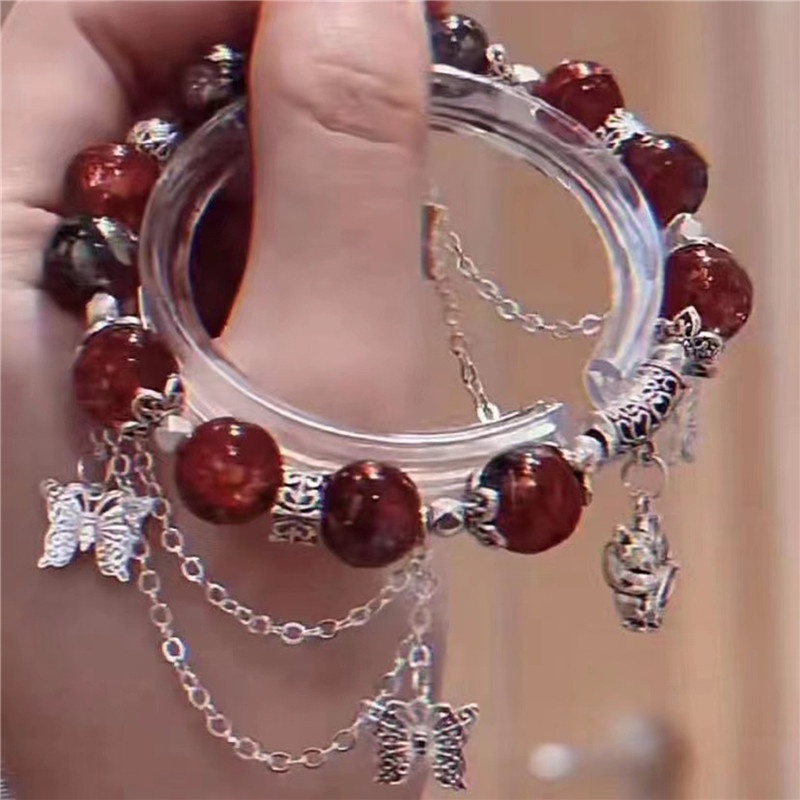 Vòng Tay Chuỗi Hạt Mặt Khắc Hình anime guan ci fu