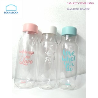 Bình nước nhựa lock&lock milky dung tích 500ml bpa free hap654