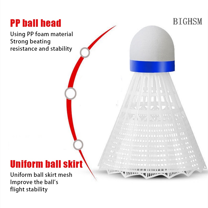 1 Quả Cầu Lông Chất Liệu Nhựa nylon Bền Màu Vàng Trắng skk