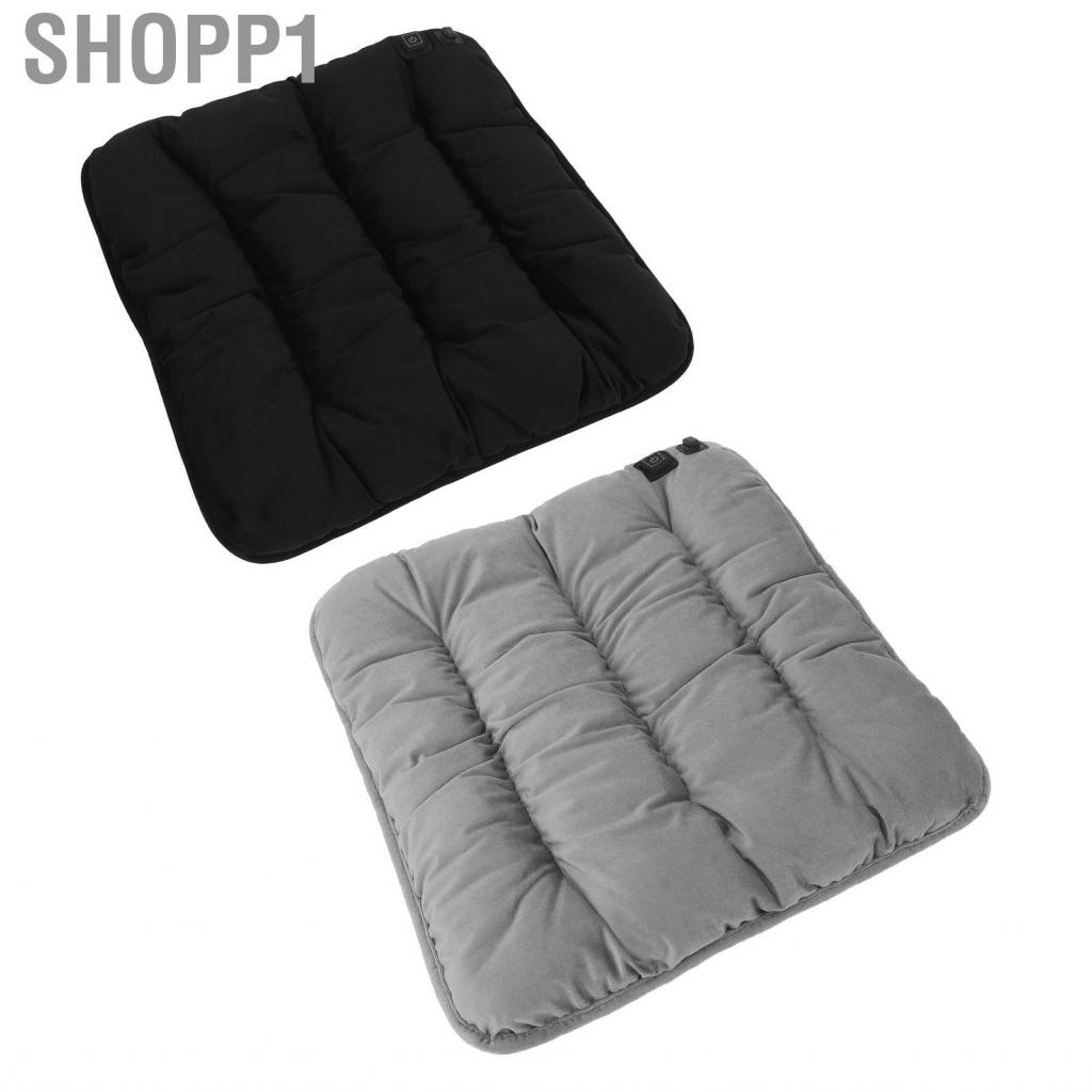 Shopp1 Heated Seat Cushion DC5V 2A 3 Levels Temperature Control Fast Heating Multiple Protection USB Pads
