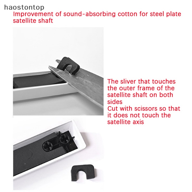 Haostontop Miếng Đệm cotton Thấm Hút Âm Thanh Cách Âm Cho Bàn Phím Cơ vn