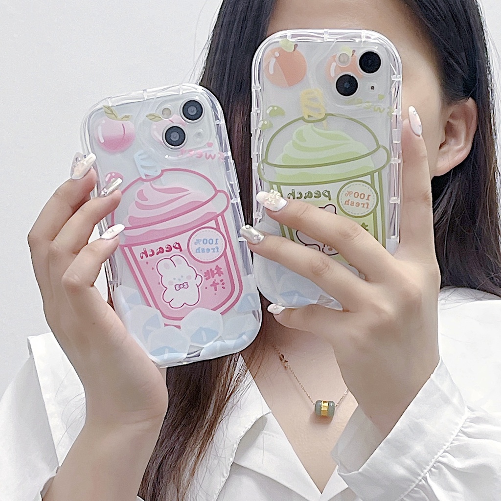 Ốp lưng Oppo A58 A57 A55 A38 A78 A77s A17 A17k A54 A53 A52 A16 A15 A15s A76 A74 A96 A16e A95 A92 A5s A12 A31 A33 A9 A5 2020 A1k A7 A3s A16k A11k Chạy dễ thương Gấu hoạt hình Thỏ mềm Vỏ điện thoại