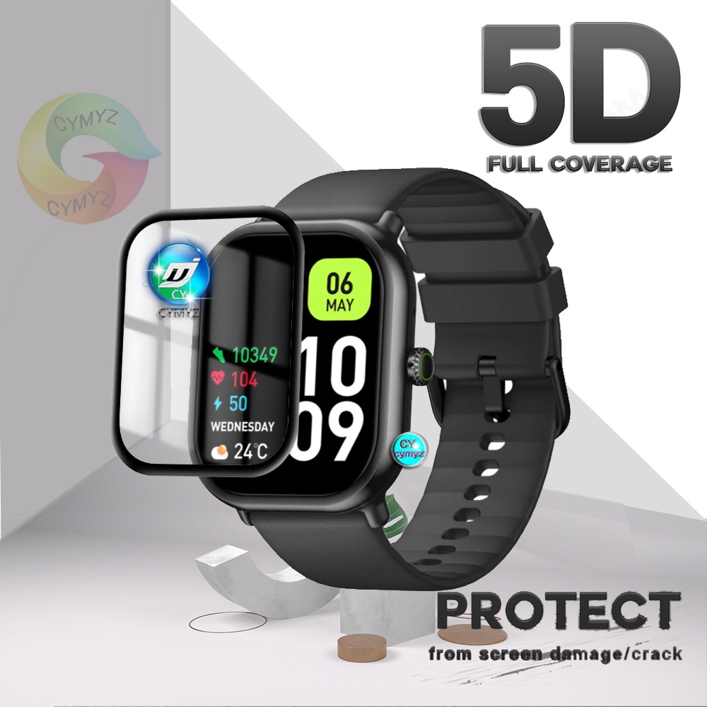 Miếng Dán 5d Bảo Vệ Màn Hình Chống Trầy Cho Đồng Hồ Thông Minh zeblaze gts 3 pro zeblaze gts 3 pro