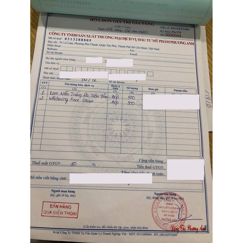 Kem Face Pháp A Cosmetics Whitening Face Cream - Mỹ Phẩm Phương Anh