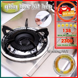 Set 10 lót bếp gas tròn