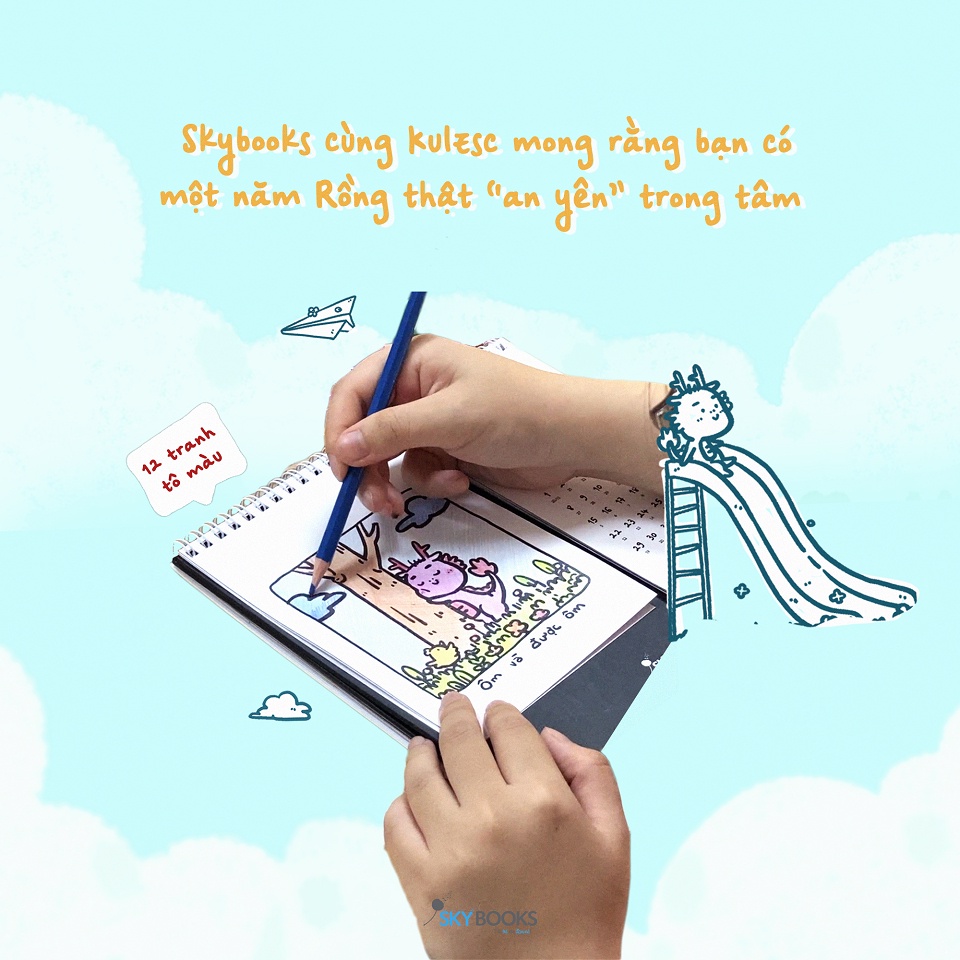 Lịch 2024 - Năm "Thìn" - Tập "Thiền" - Skybooks - Bản Quyền