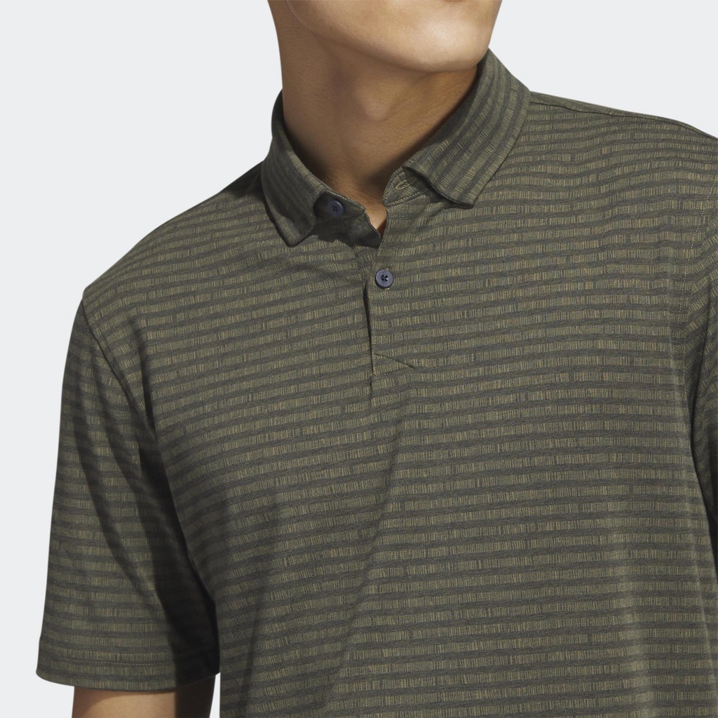 Adidas Đánh gôn Áo Polo Golf Kẻ Sọc Go-To Nam Màu xanh da trời HR7974