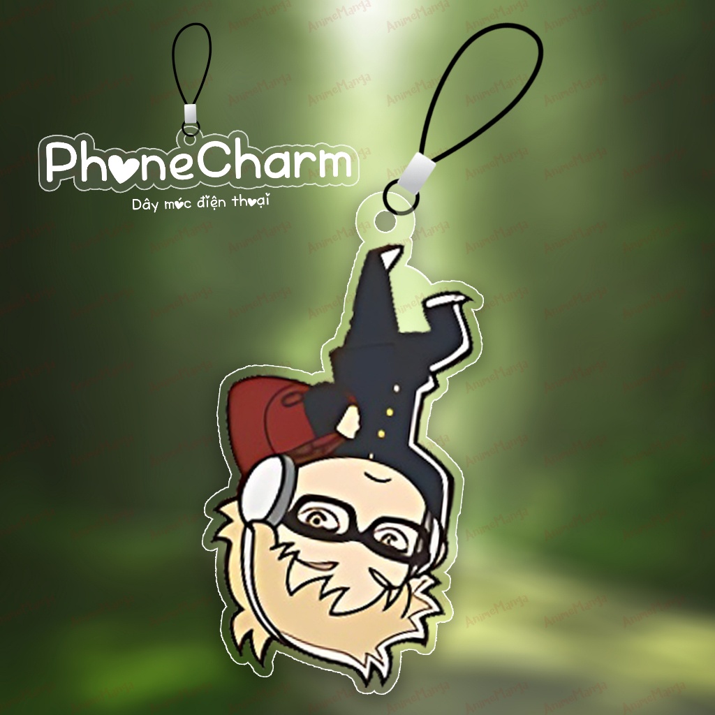 Móc khóa Móc Treo điện thoại Haikyuu!! Vua bóng chuyền ver cry bóng in hình anime chibi