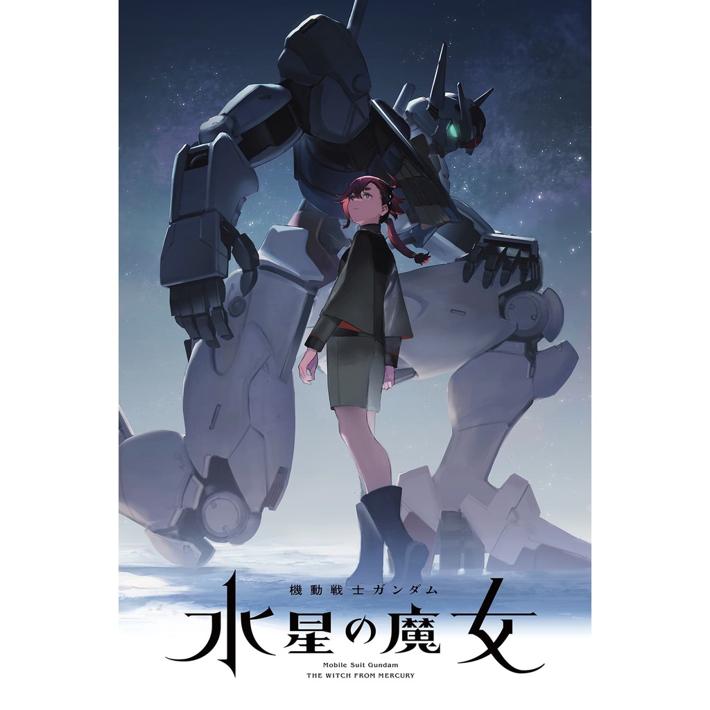 Poster Anime Mobile Suit Gundam The Witch from Mercury GIẤY DECAL Tranh Dán Tường Anime/Manga Gundam PT12