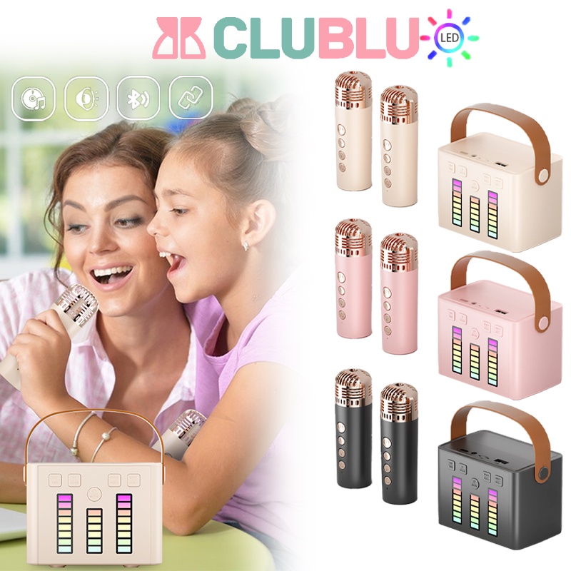 Loa bluetooth Hát karaoke Có Đèn led