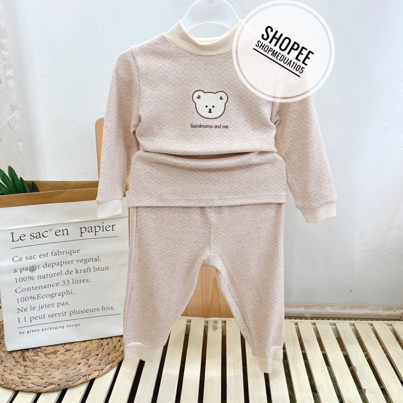 Bộ giữ nhiệt dài tay Goodmama cho bé