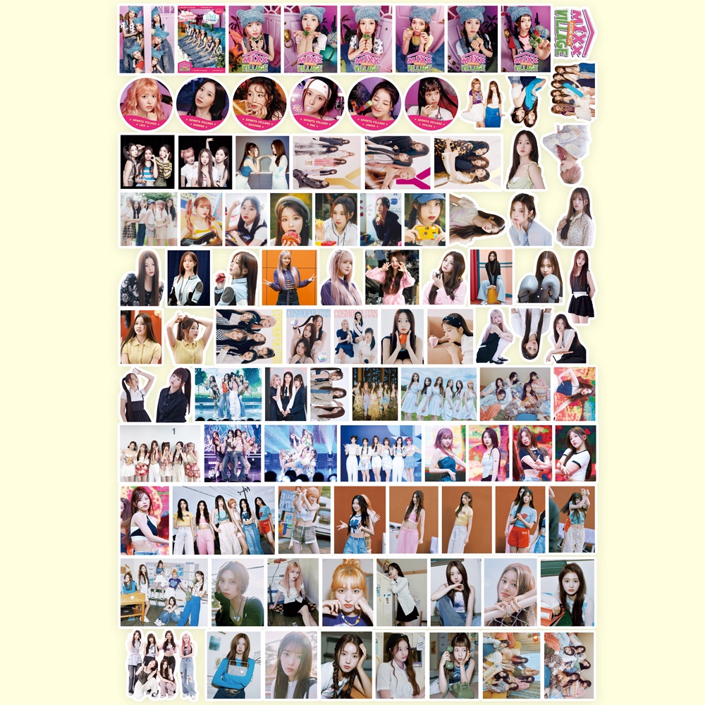 NMIXX Album 2024 MIXX VILLAGE Sticker Phone Luggage Laptop Decor Stickers