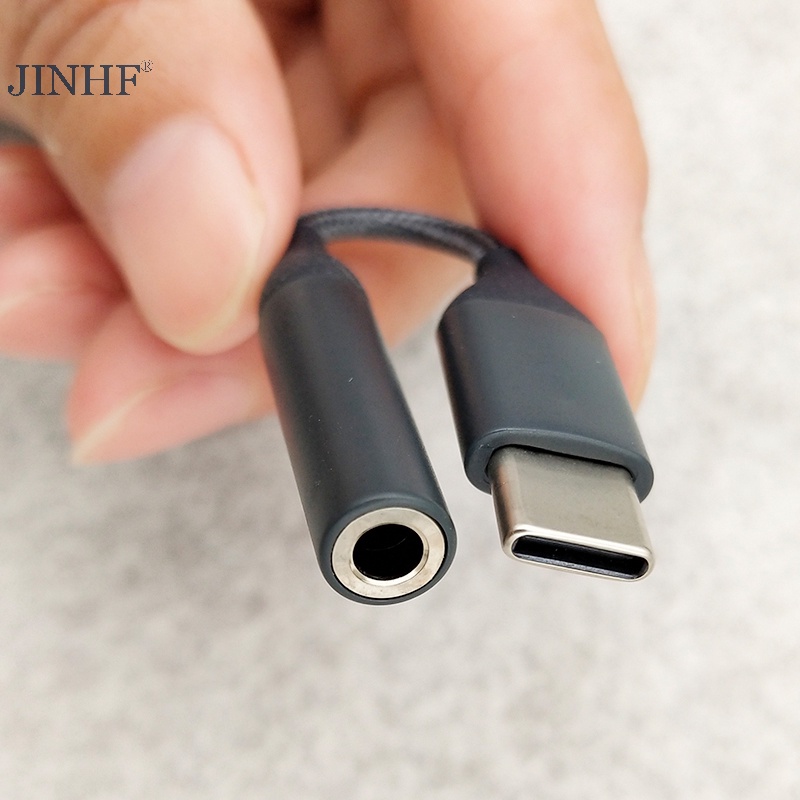 Jinhf Dây Cáp Chuyển Đổi Âm Thanh type c 3.5mm Cho usb Sang 3.5mm