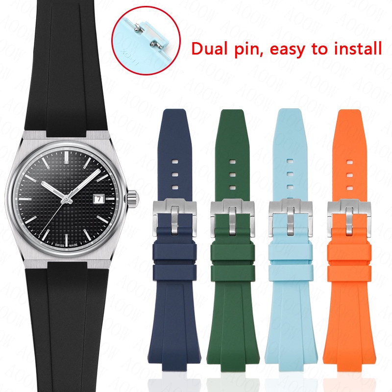 Silicone Dây Đeo Cao Su Silicon Thay Thế Cho Đồng Hồ tissot prx 35mm / 40mm