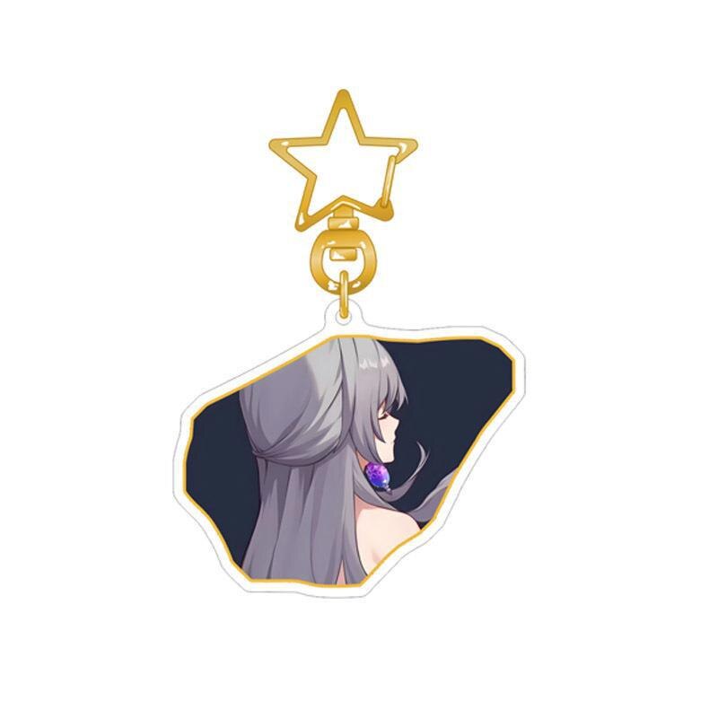 Móc khoá Honkai Star Rail Anime KeyChain Jing Yuan Sampo Kafka Himeko Phụ Kiện Trang Trí Túi xách Balo