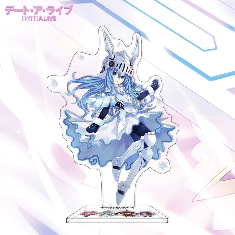 Mô hình Standee Anime Date A Live Yatogami Tohka Tobiichi Origami Tokisaki Kurumi để bàn tượng acrylic trong suốt