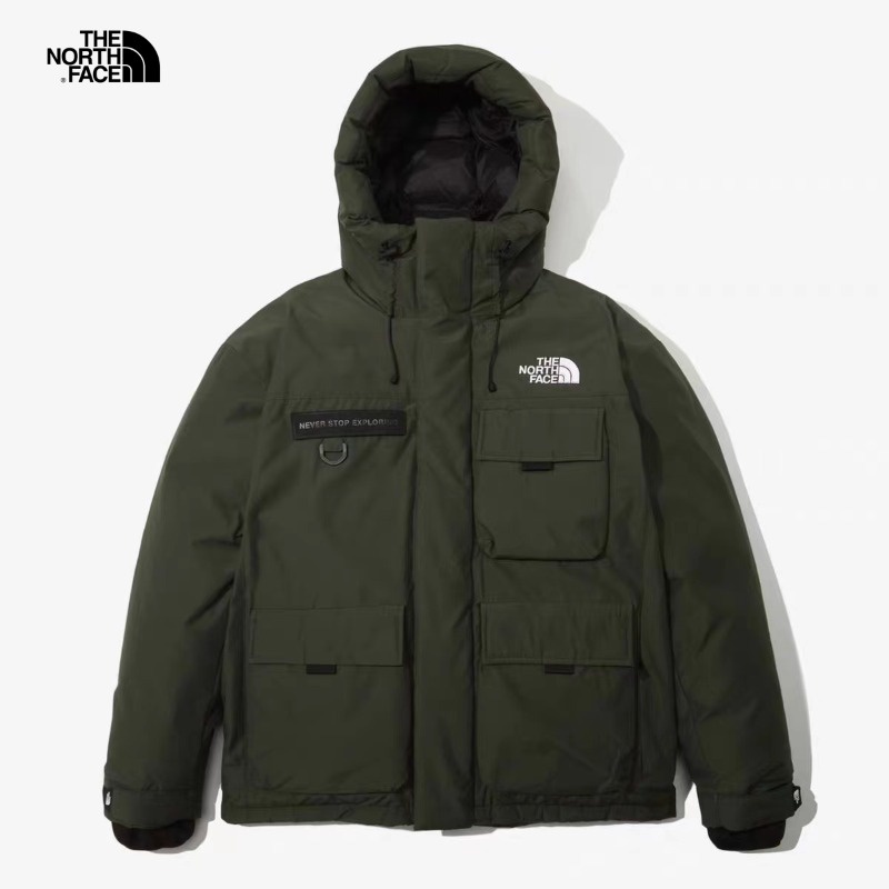 The north Face Áo Khoác Phao Có Mũ Trùm Chống Thấm Nước Chống Gió 100% cotton Chính Hãng Dành Cho Nam