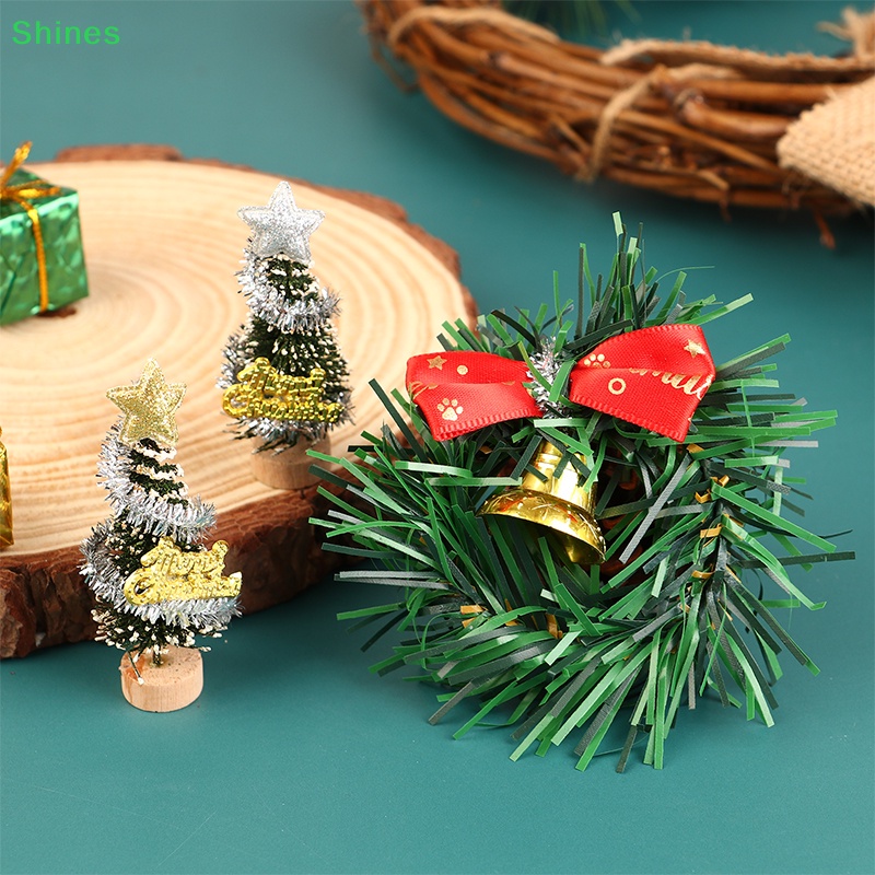 Shines Đồ trang trí Cây Thông Noel Mini Tỉ Lệ 1: 12 Trang Trí Nhà Búp Bê vn