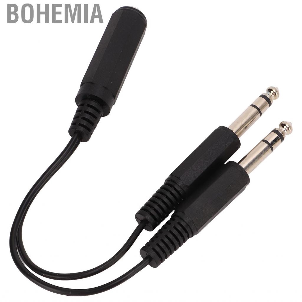 Bohemia Female To 2 Male Cable Signal Transmission Enhancing Adapter For