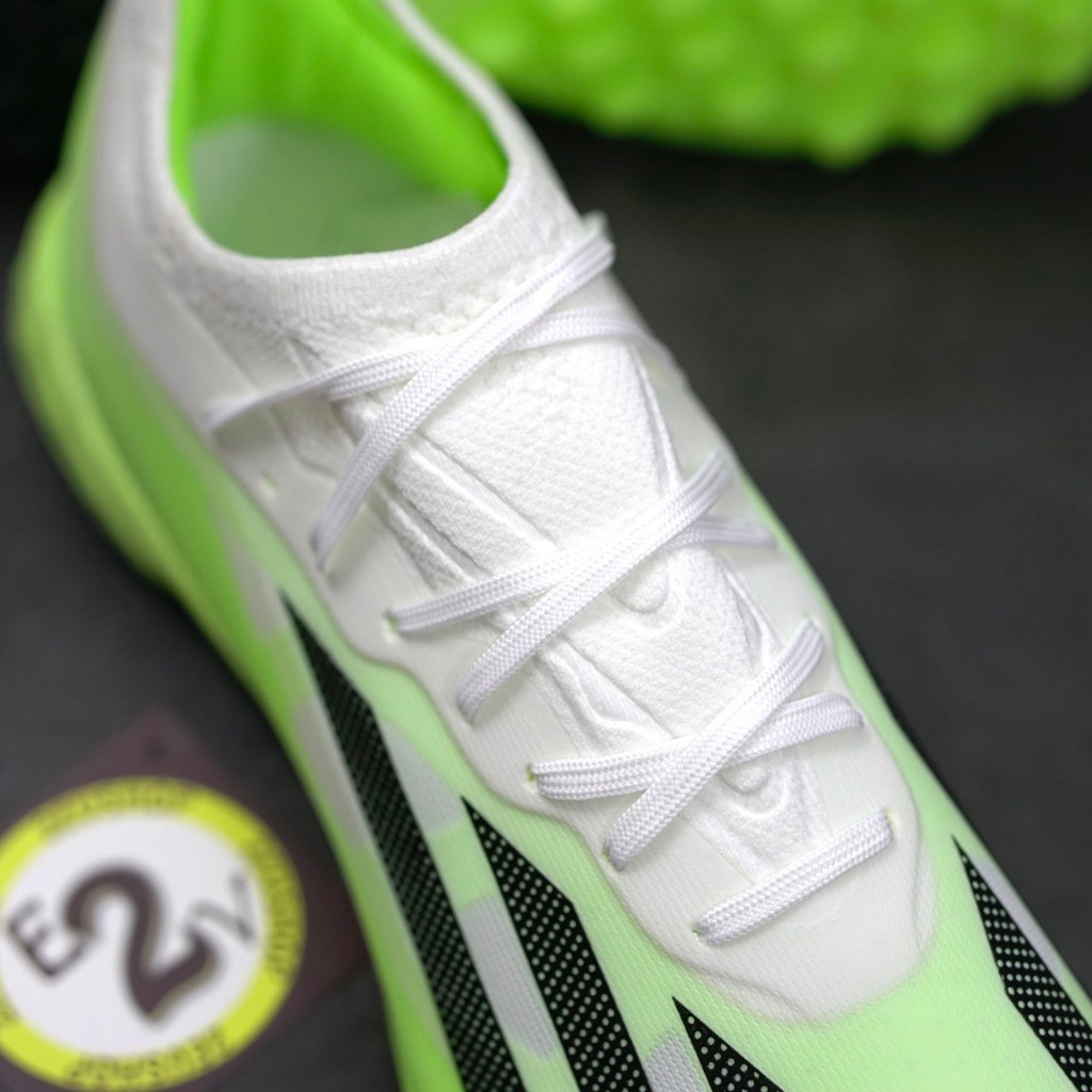 Giày bóng đá X Crazyfast.1 Trắng Chuối, giày đá banh cỏ nhân tạo nam đã khâu đế - 2EVSHOP