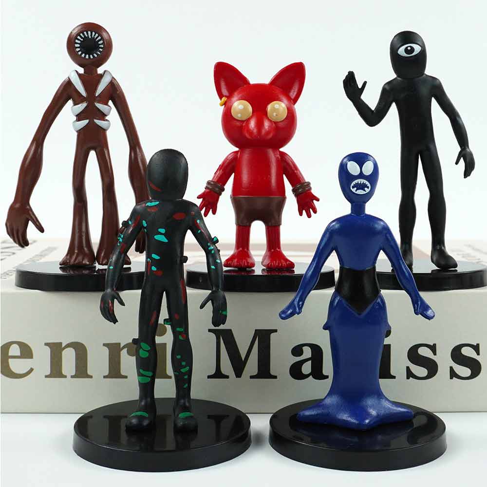 9Pcs ROBLOX GAME DOORS Action Figures Screech Glitch Monster Toy Models Gift
