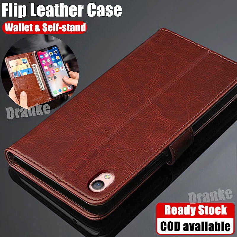 Bao Da Điện Thoại Dạng Ví Nắp Lật Có Ngăn Đựng Thẻ Cho sony xperia xa1 plus g3416 g3412 g3426 g3421 