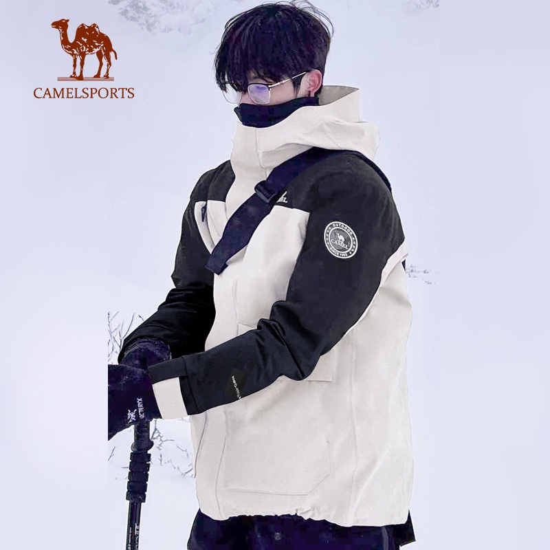 CAMEL SPORTS Áo Khoác Thể Thao Ba Trong Một Thiết Kế Mới Dày Dặn Thời Trang Mùa Đông Dành Cho Cả Nam Và Nữ