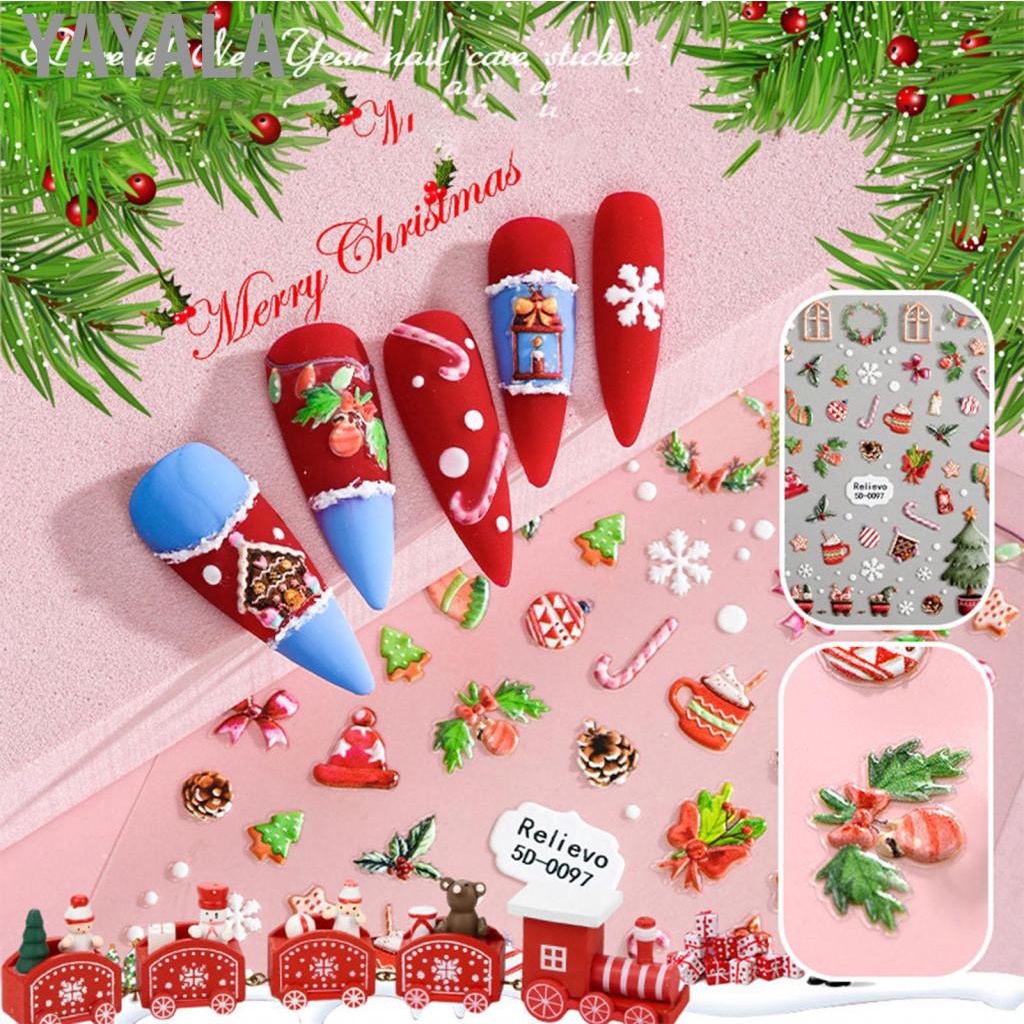 Yayala Nail Sticker  Fashionable Safe Decals for Parties