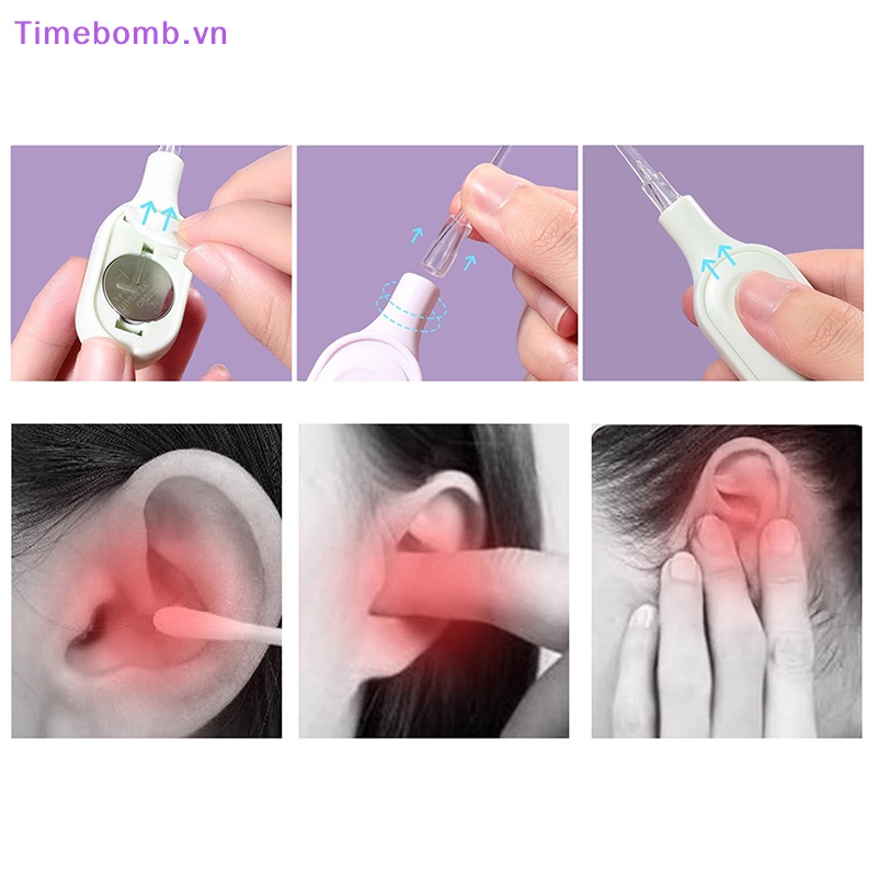 Dụng Cụ Lấy Ráy Tai / Chăm Sóc Tai Ánh Sáng Kiểu Mới # Muỗng Nhẹ Làm Sạch Tai Có Đèn Flash Phát Sáng