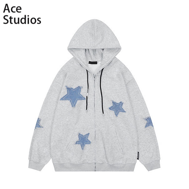 Ace Studios Áo Khoác hoodie áo khoác nữ zip hoodie Thông thường Durable chic cozy WWY2392SRC 49Z231207