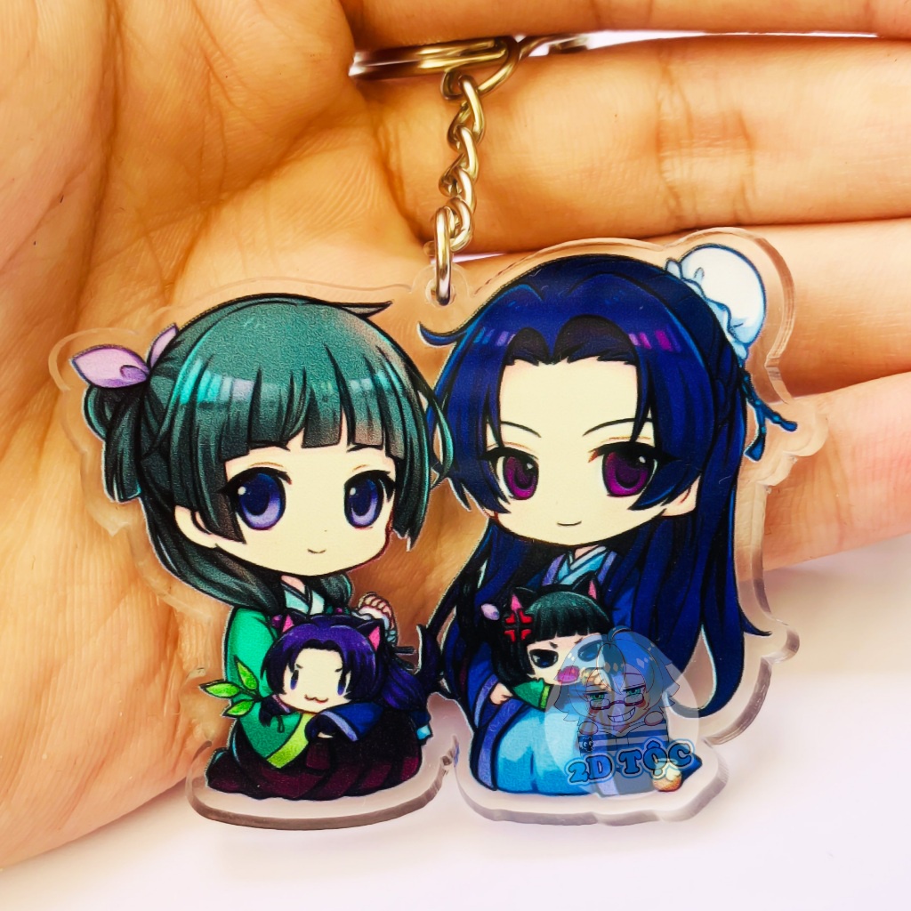 Móc Khóa Mica Trong Suốt In 2 Mặt Sắc Nét Anime Manga Dược sư Tự Sự Kusuriya – Phụ Kiện Anime By 2D Tộc Shop
