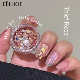 Hộp Sequin Lấp Lánh Trang Trí Móng Tay Nghệ Thuật Mới