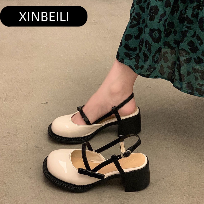 XINBEILI Mary Jane 2023NEW Thanh lịch và khí quyển BK20Z23051102