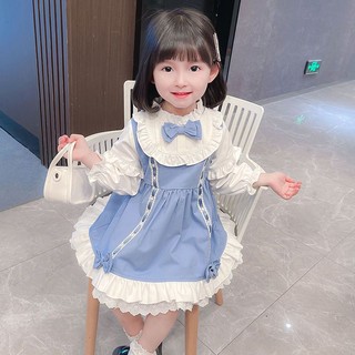 Đầm công chúa bé gái thắt nơ eo ngọt ngào mới