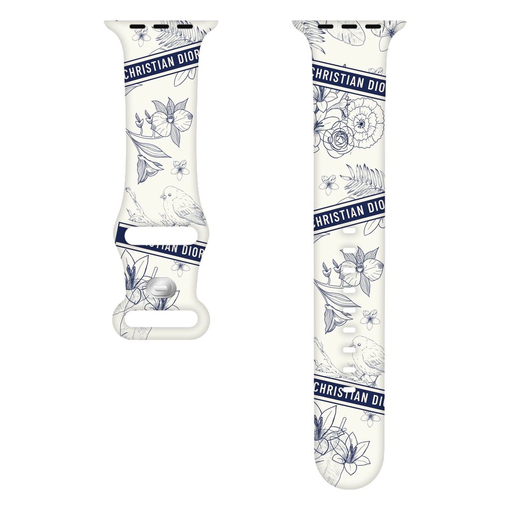 Dây Đeo Họa Tiết Hoa 2024 Cho iwatch ultra 1 / 2 band 49mm 41mm 40mm 45mm 42mm 44mm 9 / 8 / 7 / 6 / 5 / 4 / 3 / 2 / 1