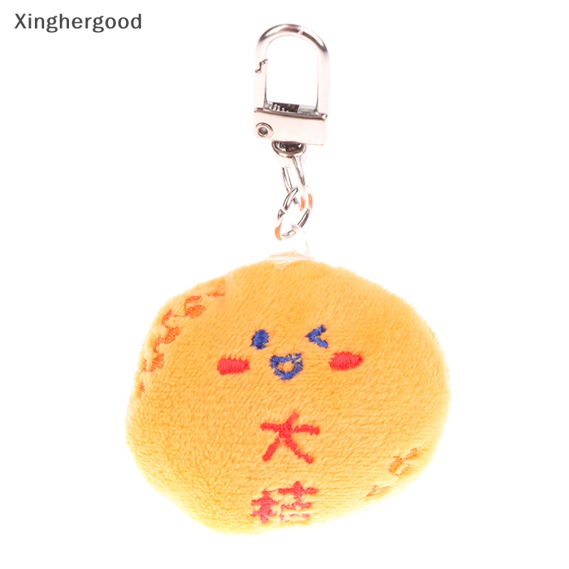 Xinghergood Móc Chìa Khóa Xe Hơi / Ba Lô / Túi Xách Hình Quả Cam Nhồi Bông Cá Tính Sáng Tạo xhg