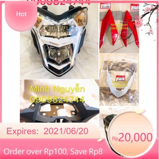 Full bộ đầu SONic 150R trắng đỏ racing chính hãng honda Indo